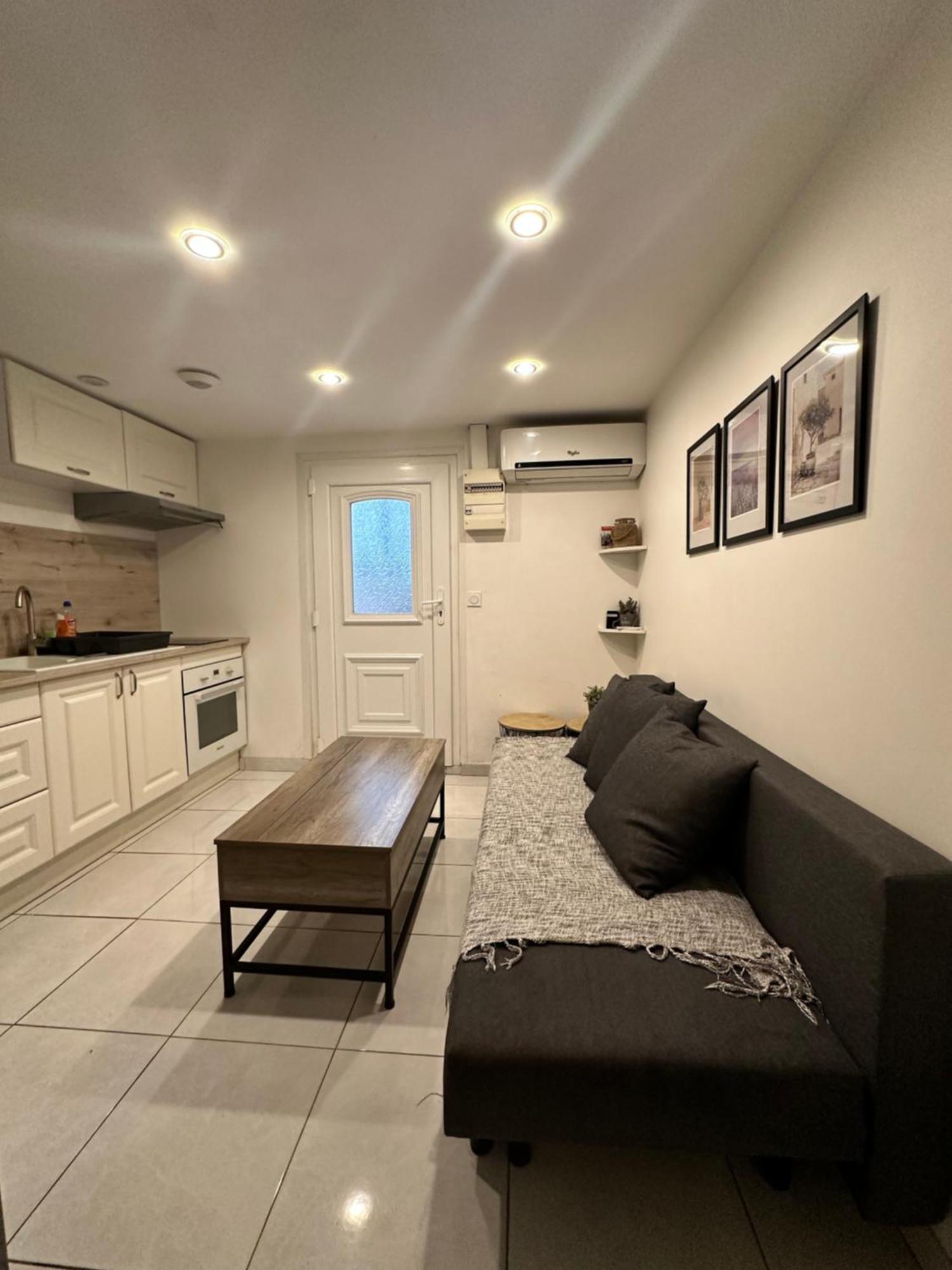 Jolie Appartement Nice Proche Mer Et Aeroport Une Chambre Plus Salon Avec Cuisine Kültér fotó